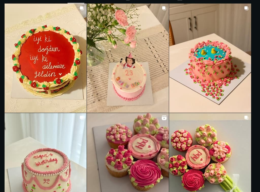 Çiçekli Doğum Günü Pastası